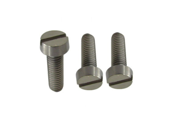 Customized Titanium Slotted Head Screws For Industrial