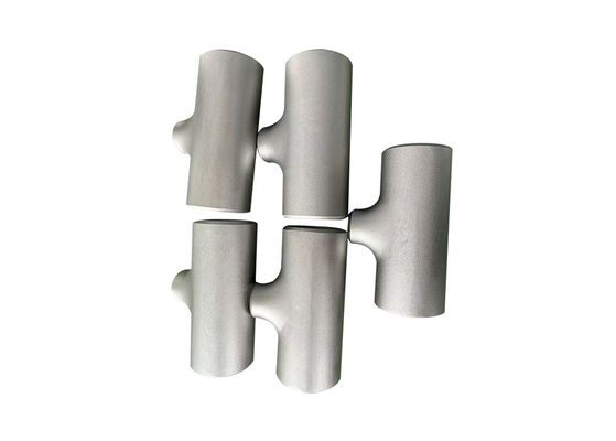 High-Quality Butt Welded Titanium Tube Reducing Tee for Industrial Use