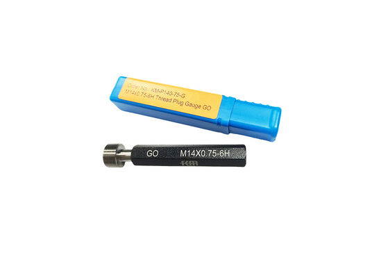 High Precision M14x0.75-6H Metric Thread Plug Gauge DIN13 Standard with GO Type