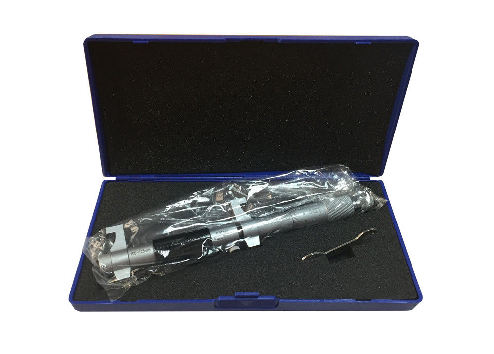 100-125mm Vernier Inside Micrometer With Caliper Type Jaw And Two Contact Points Customizable