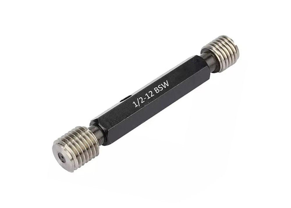 BSW Thread Plug Gauge Made from Hardened Tool Steel for Excellent Durability and Wear Resistance