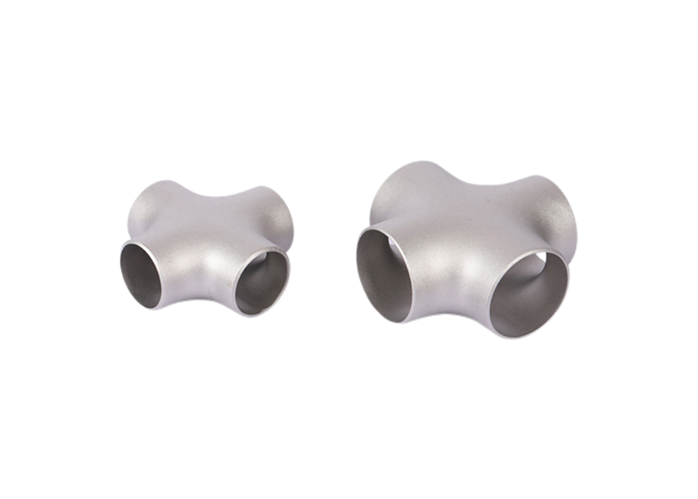 OEM Butt Welding Pipe Fitting Titanium Equal Cross for Industrial Use