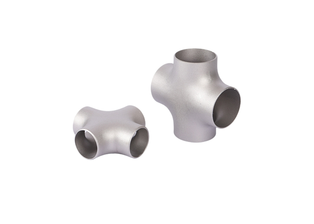 OEM Butt Welding Pipe Fitting Titanium Equal Cross for Industrial Use
