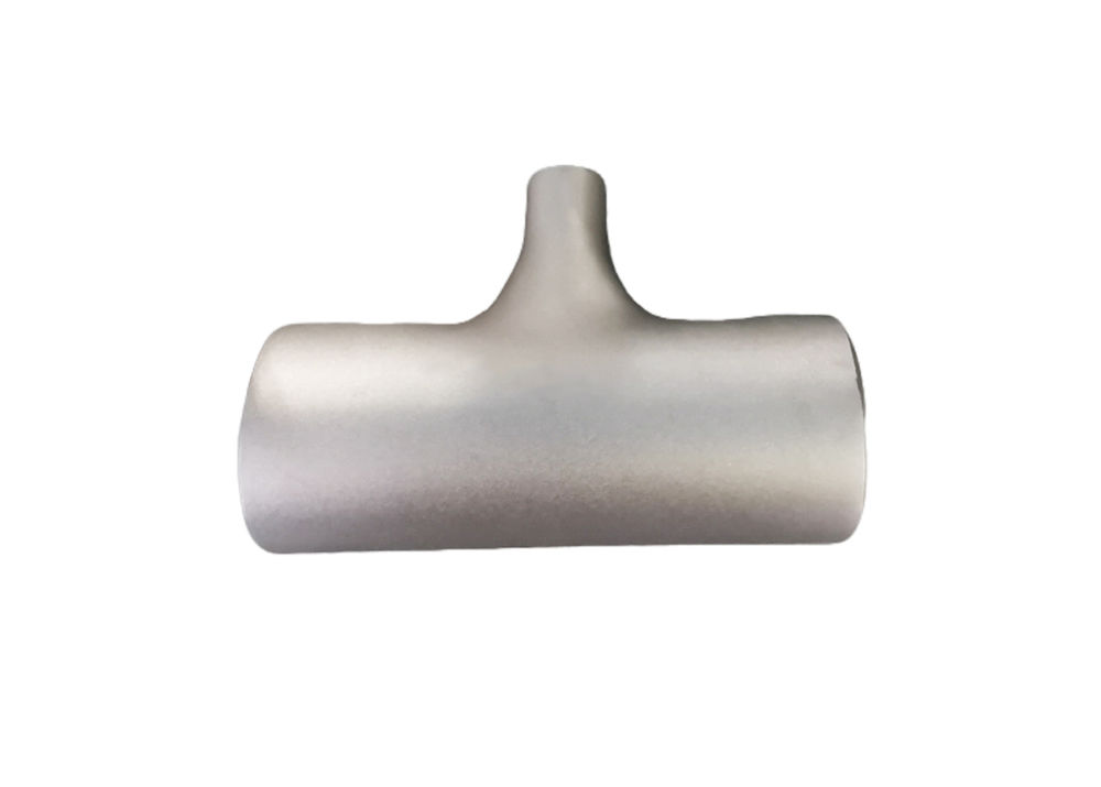 DN15×15×10-DN125×125×80 Titanium Alloy Butt Weld Reducing Tee with Shot Blasting Surface Finish