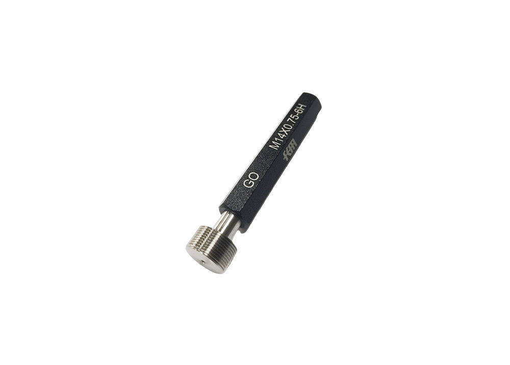 High Precision M14x0.75-6H Metric Thread Plug Gauge DIN13 Standard with GO Type