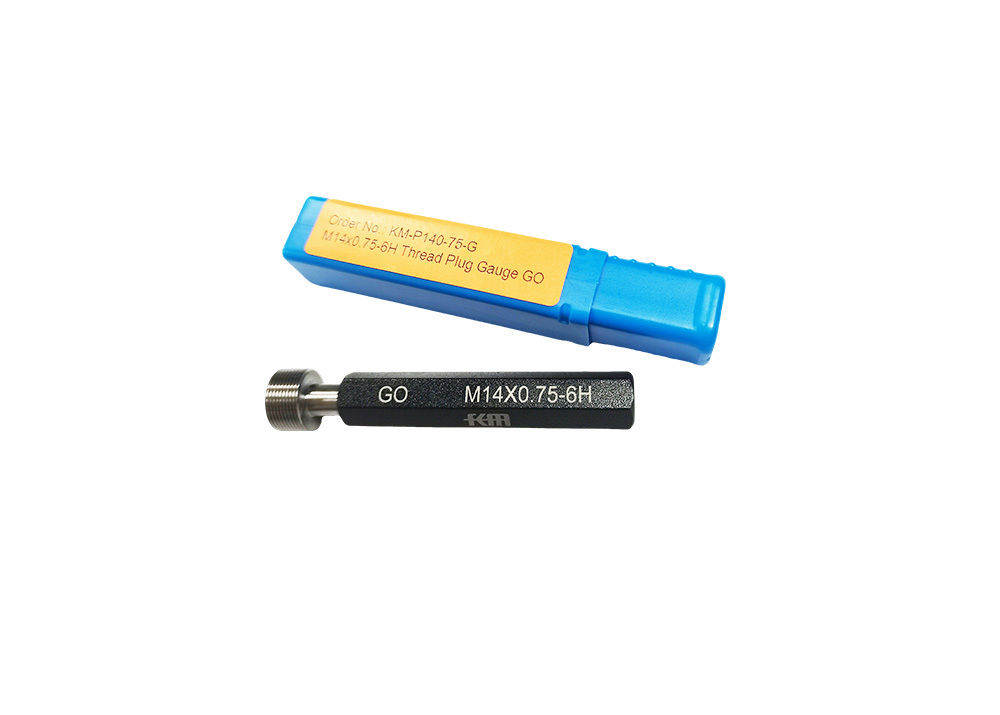 High Precision M14x0.75-6H Metric Thread Plug Gauge DIN13 Standard with GO Type