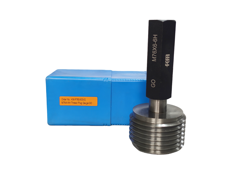 GO Type M76X6-6H Metric Thread Plug Gauge with Calibration Certificate Included