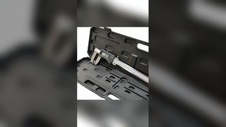 Pie de rey electrónico con punta cilíndrica para ranuras externas de 0-300 mm / 0-12
