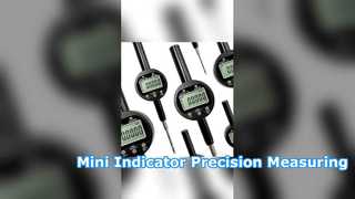 Mini indicador digital de 0-50,8 mm/0-2 ″ Indicador de cuadrante electrónico de tamaño pequeño para medición de espacios pequeños