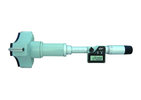 Grado de protección IP65 de 100-125 mm Micrómetro interno digital de 3 puntos