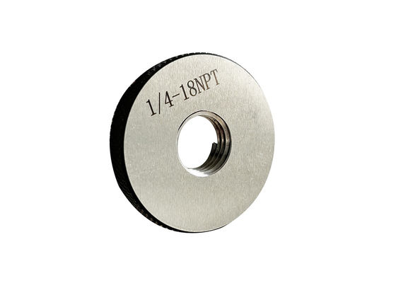 1/4-18 NPT Anillo de medición para la inspección de hilos de tuberías cónicas NPT y NPTF