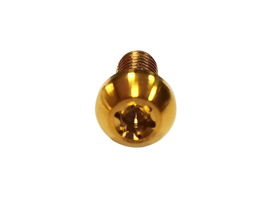 Cerrojo de disco de freno de motocicleta de aleación de titanio con anodizado de colores personalizados