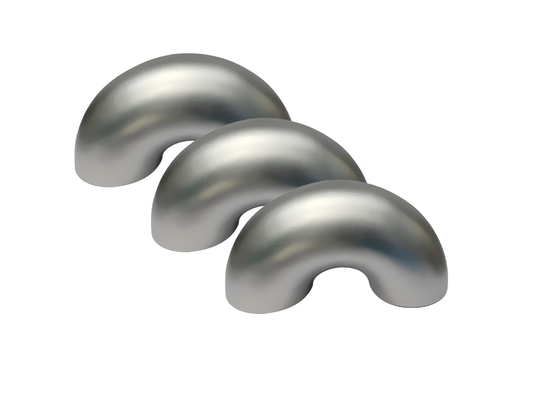 Codo de titanio para soldadura a tope de alta calidad, precio DN40 *3mm GR2, 180 grados